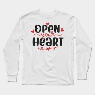 Open Your Heart Long Sleeve T-Shirt